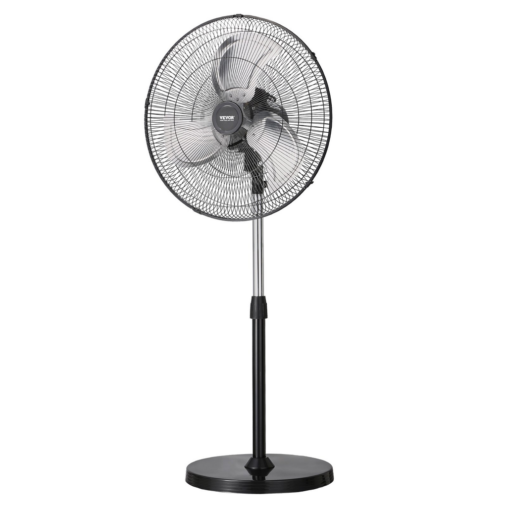 Ventilador de pedestal industrial, 20 pulgadas | VEVOR