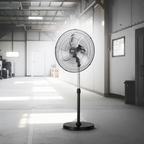 Ventilador de pedestal industrial, 18 pulgadas | VEVOR