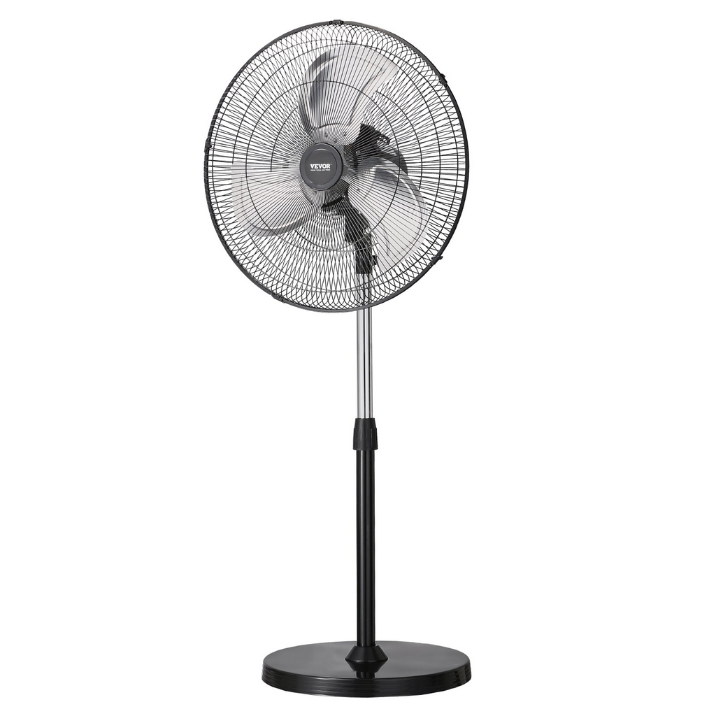Ventilador de pedestal industrial, 18 pulgadas | VEVOR