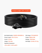 Cable de extensión para generador de 30 amperios | VEVOR