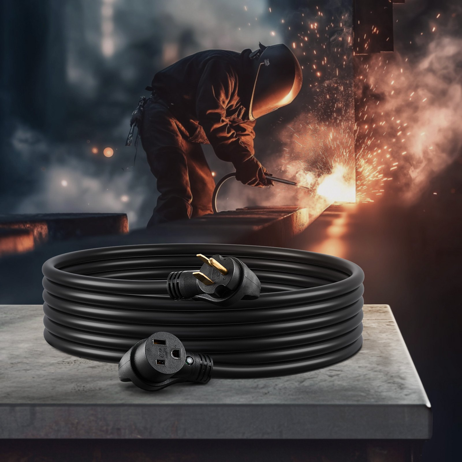 Cable de extensión para generador de 30 amperios | VEVOR