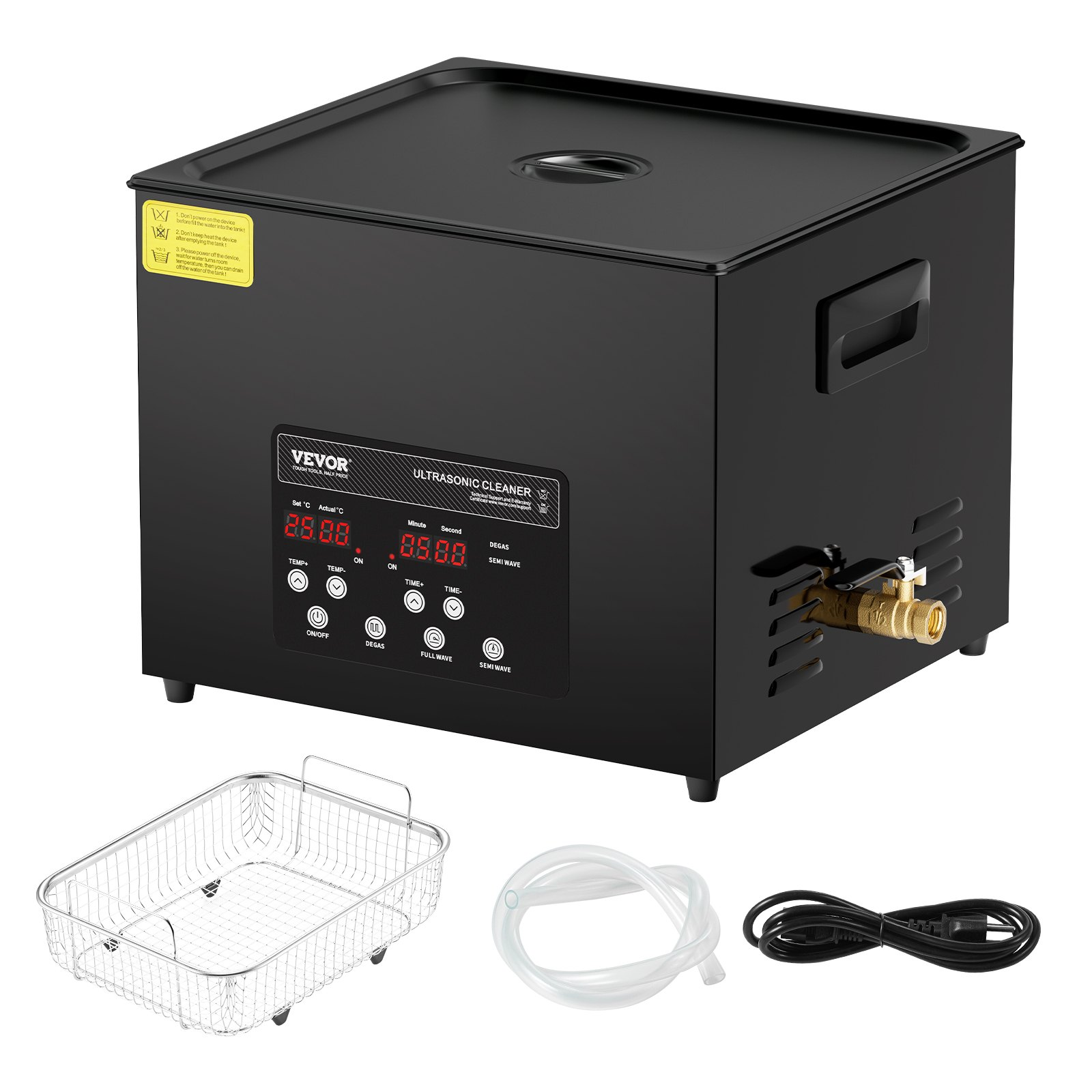 Limpiador ultrasónico de 15 L | VEVOR