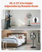 Miniatura del producto Ventilador de pedestal industrial | VEVOR