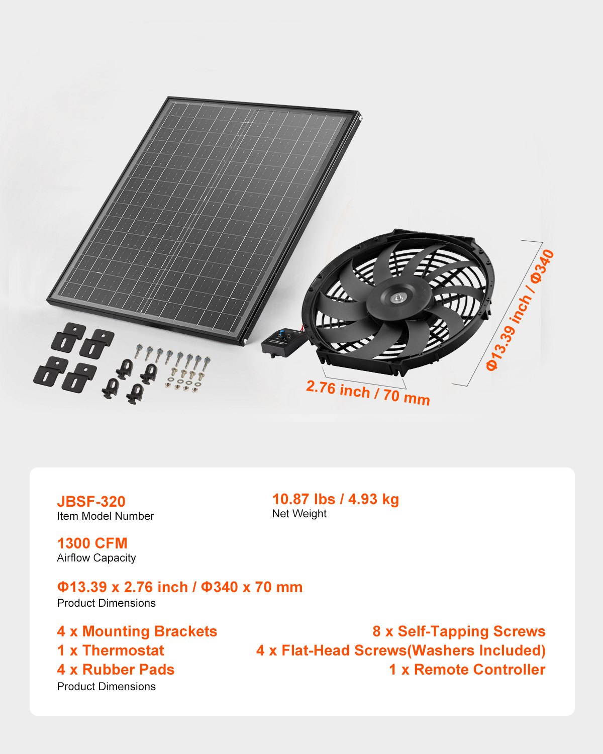Ventilador de techo | VEVOR