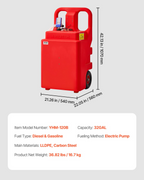 Fuel Caddy, 32 galones | VEVOR