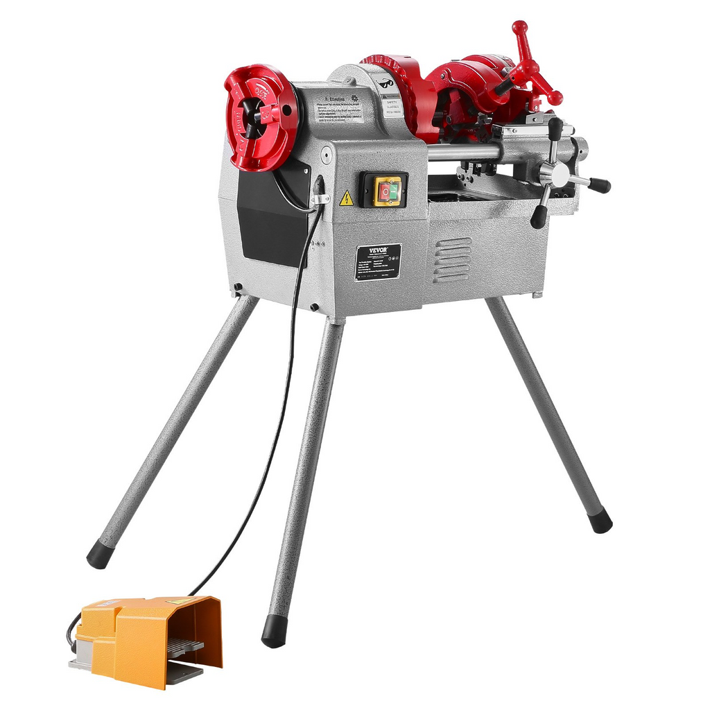 Máquina roscadora eléctrica para tuberías, 750 W | VEVOR