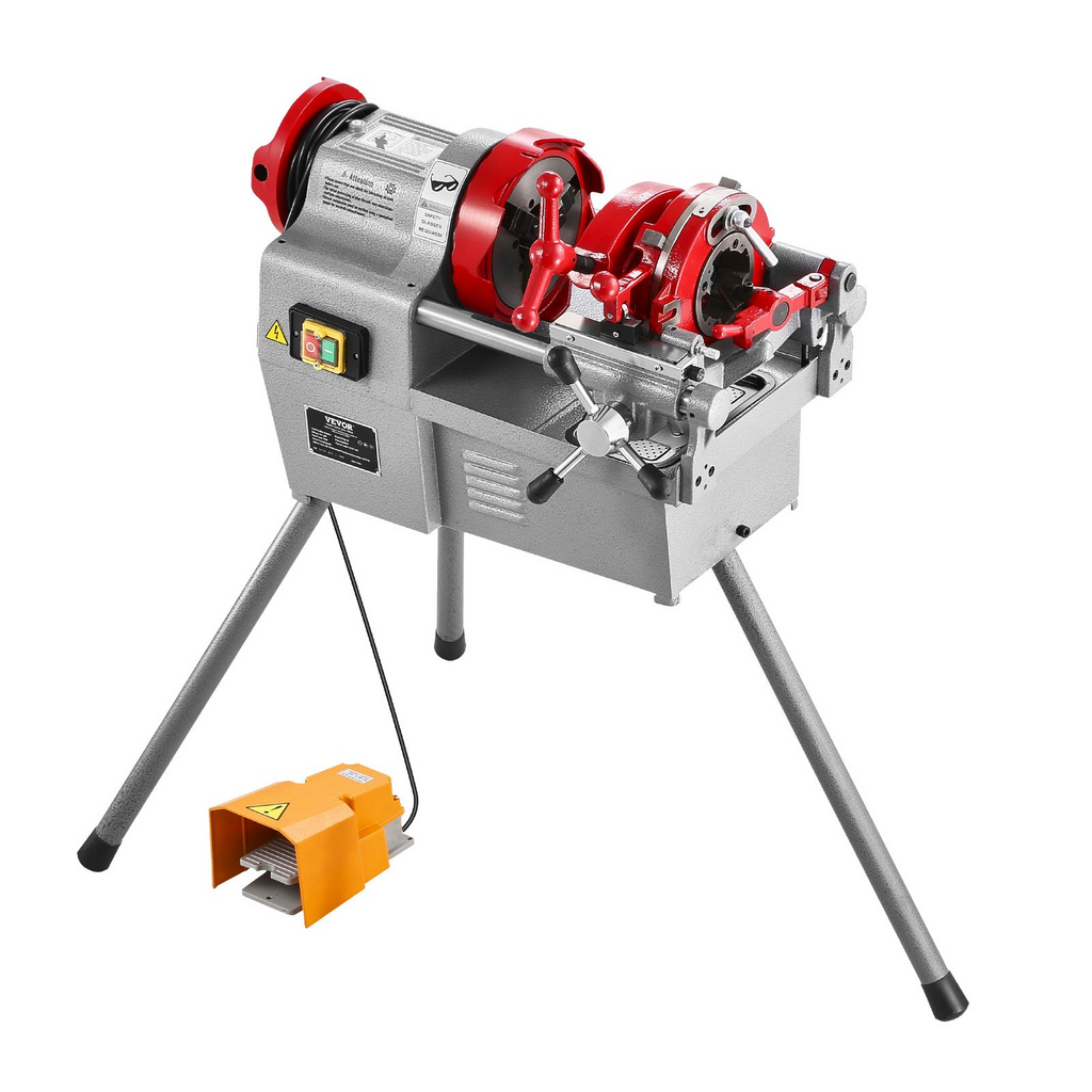 Máquina roscadora eléctrica para tuberías, 750 W | VEVOR