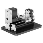Mini torno de metal didáctico, 7 x 13 cm, 36 W | VEVOR