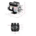 Motor compresor de aire de 3, 7 HP | VEVOR