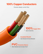 Cable de extensión para secadora de 15 metros (50 pies) | VEVOR