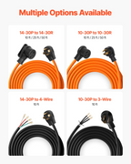 Cable de extensión para secadora de 15 metros (50 pies) | VEVOR