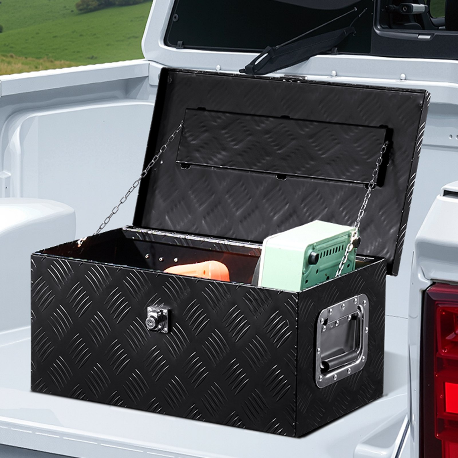 Caja de herramientas de aluminio resistente para caja | VEVOR