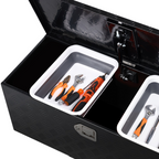 Caja de herramientas de aluminio resistente para caja LCZXGJX354 | VEVOR