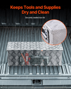 Caja de herramientas de aluminio resistente para caja LCZXGJX301 | VEVOR
