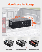Caja de herramientas de aluminio resistente para caja LCZXGJX301 | VEVOR