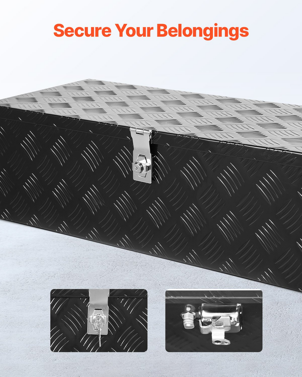 Caja de herramientas de aluminio resistente para caja LCZXGJX301 | VEVOR