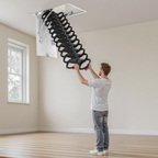Escalera de ático, capacidad de 299, 4 kg (660 lb)