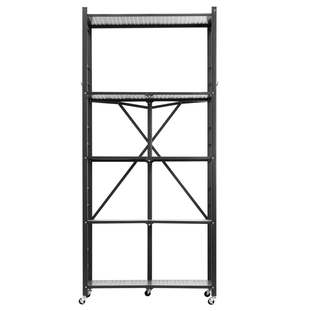 Estantería plegable de 5 niveles, 81 cm de ancho x | VEVOR