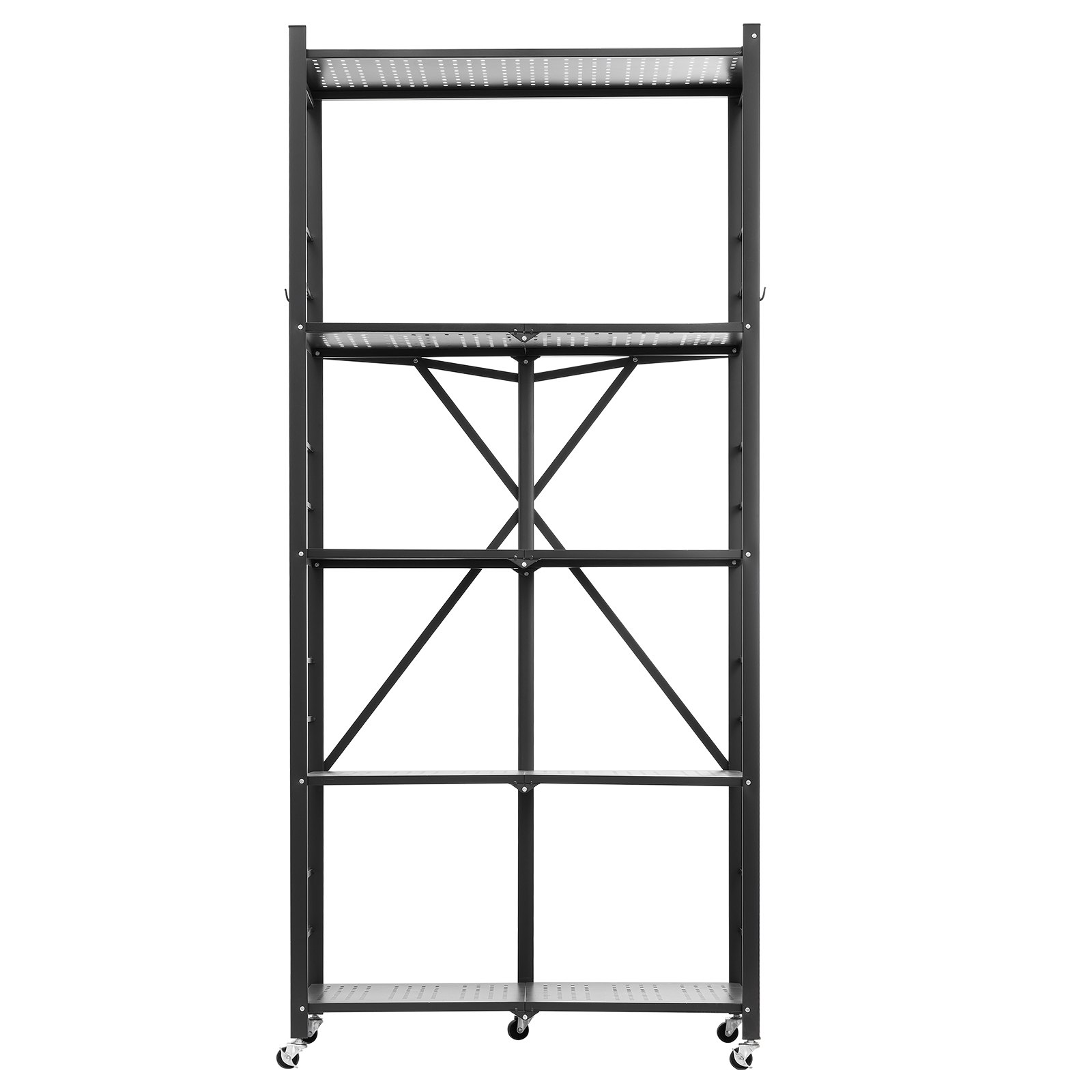Estantería plegable de 5 niveles, 81 cm de ancho x | VEVOR