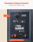 Altavoces de estantería autoamplificados, 25 W x | VEVOR