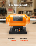 Pulidora de sobremesa de 1/2 HP | VEVOR