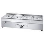 Mesa de vapor comercial de 4 bandejas para propano | VEVOR