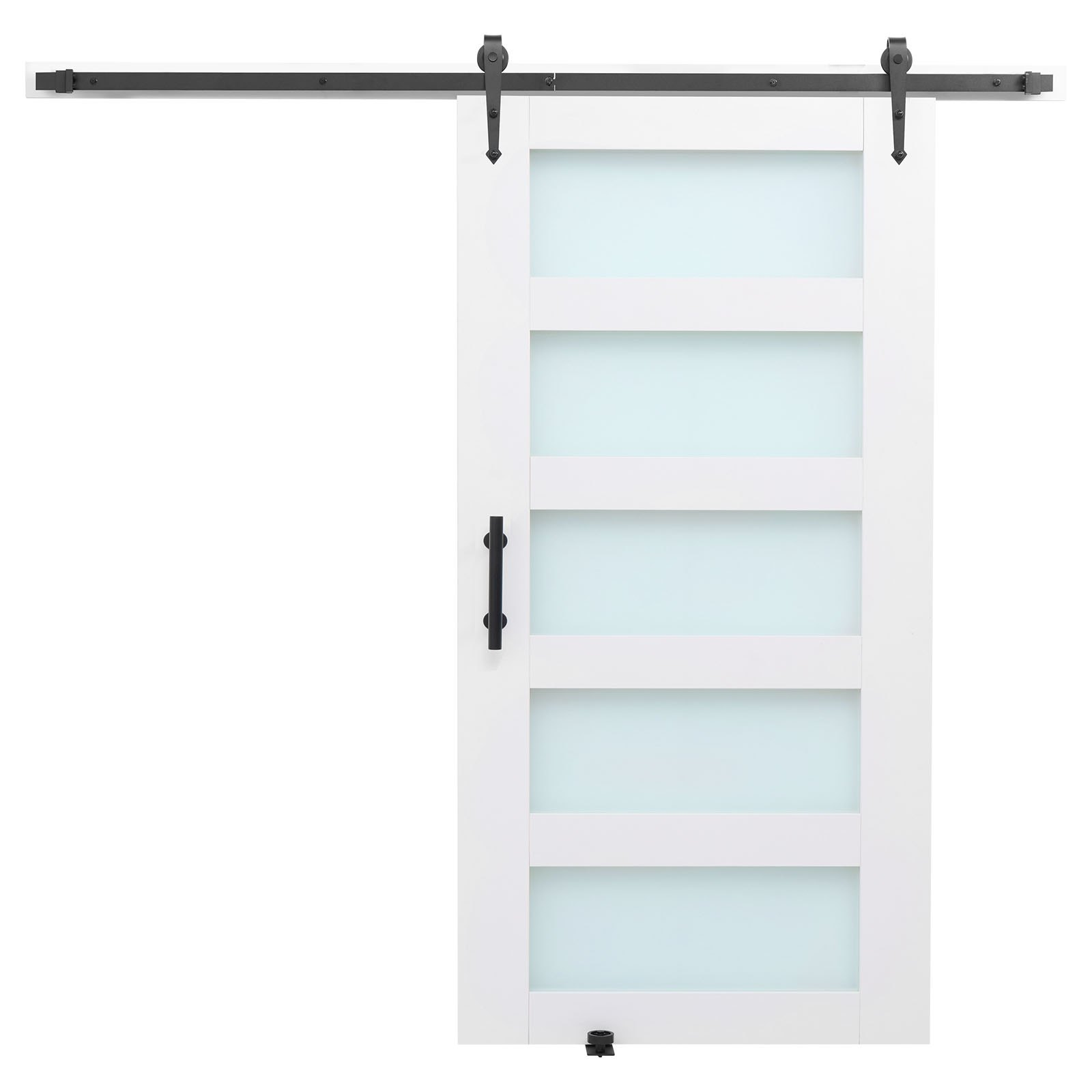 Puerta corrediza tipo granero, 42 x 84 pulgadas