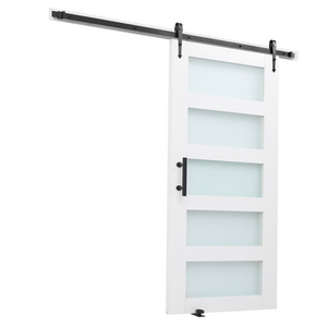 Puerta corrediza tipo granero, 42 x 84 pulgadas