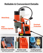 Taladro magnético, 1400 W | VEVOR