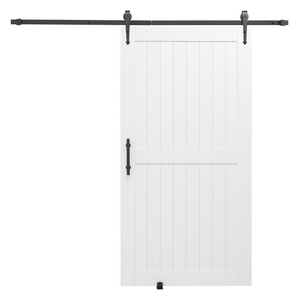 Puerta corrediza tipo granero, 42 x 84 pulgadas GCMFHBHXTZ | VEVOR