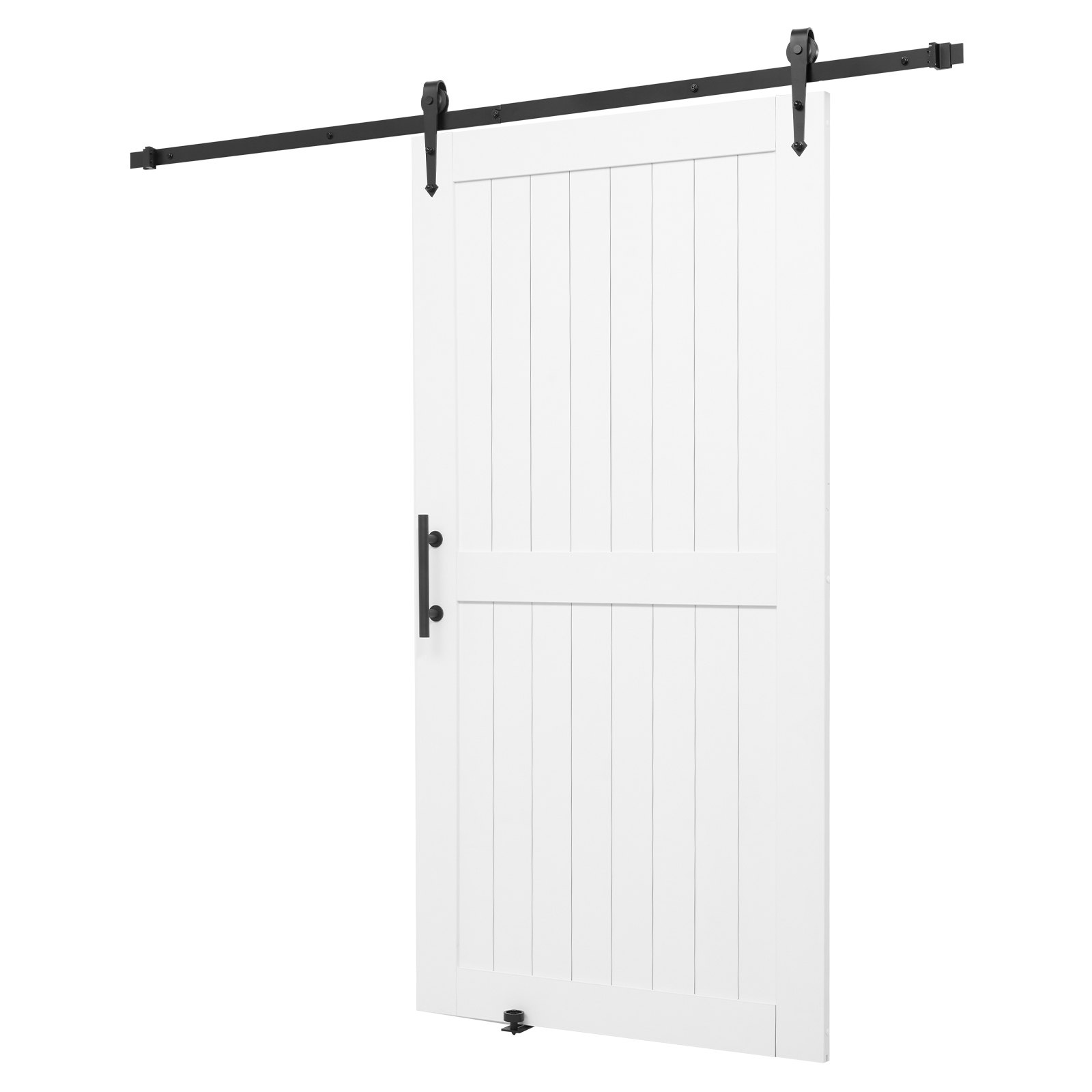 Puerta corrediza tipo granero, 42 x 84 pulgadas GCMFHBHXTZ | VEVOR