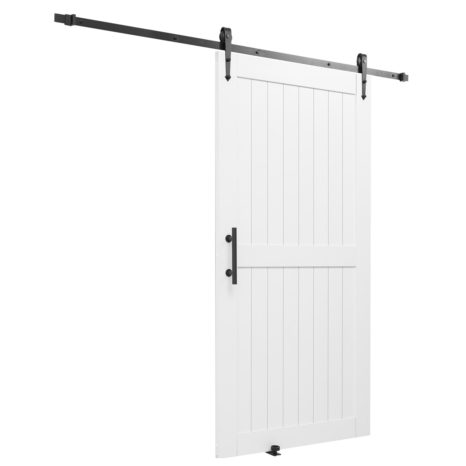 Puerta corrediza tipo granero, 42 x 84 pulgadas GCMFHBHXTZ | VEVOR