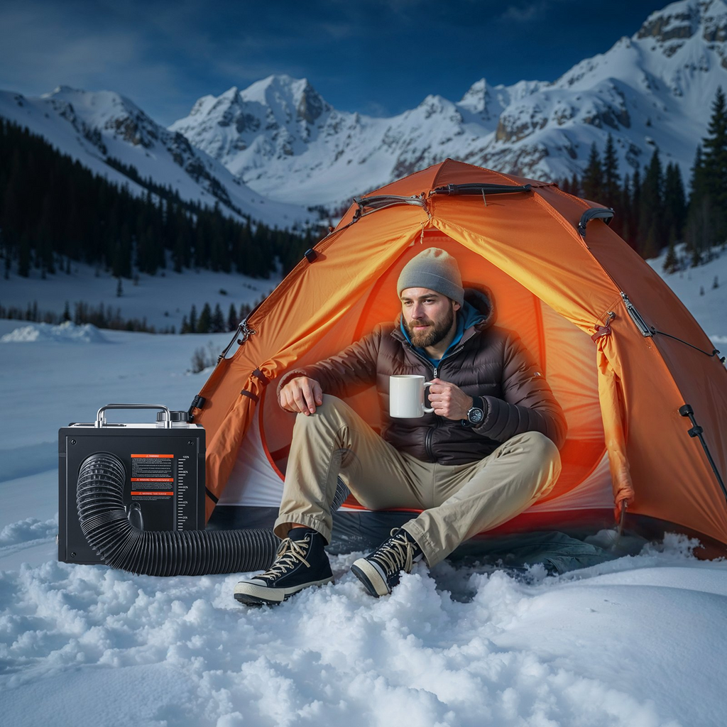 Calefactor diésel, 8 kW, CC 12 V/24 V, 1,9 galones