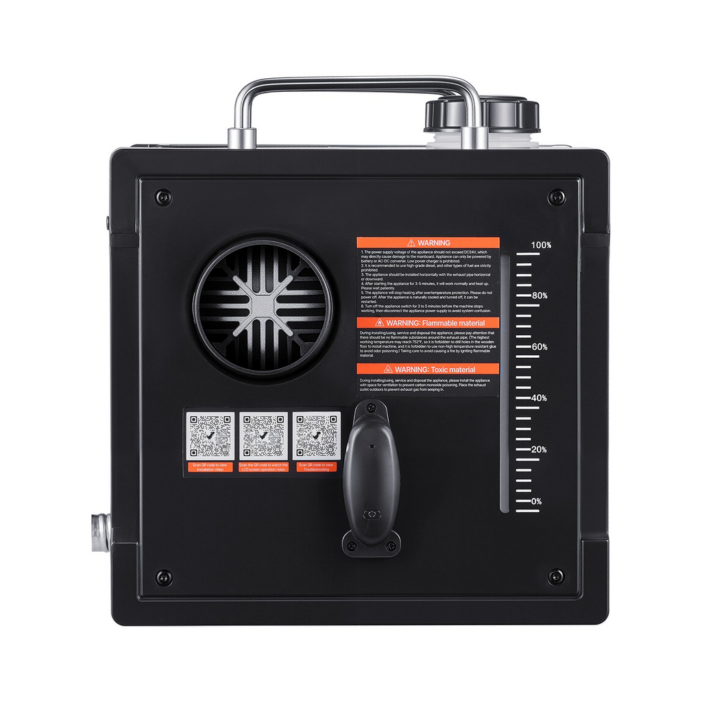Calefactor diésel, 8 kW, CC 12 V/24 V, 1,9 galones