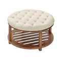 Mesa de centro otomana redonda grande | VEVOR