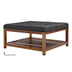 Mesa de centro otomana cuadrada grande | VEVOR