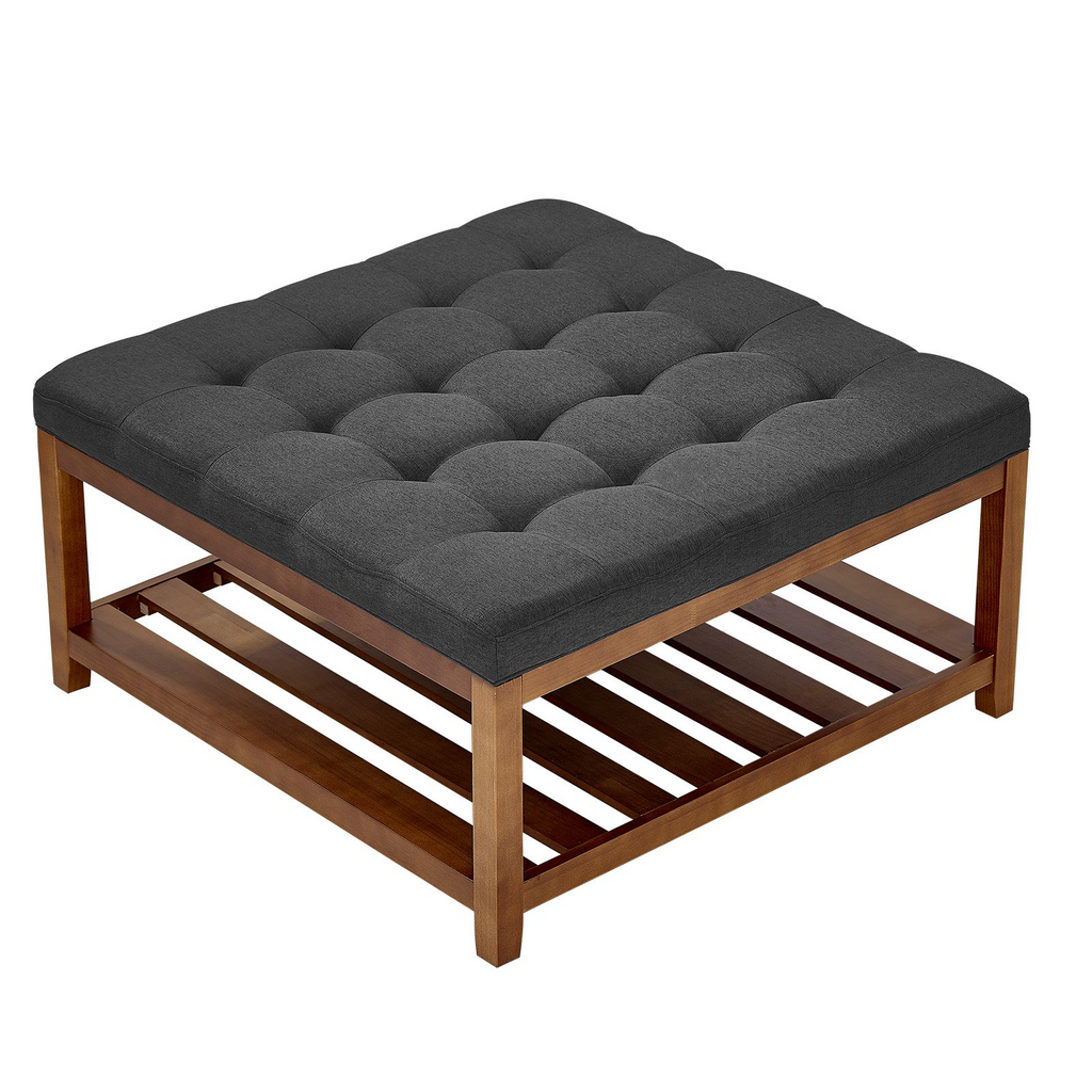 Mesa de centro otomana cuadrada grande | VEVOR