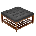 Mesa de centro otomana cuadrada grande | VEVOR