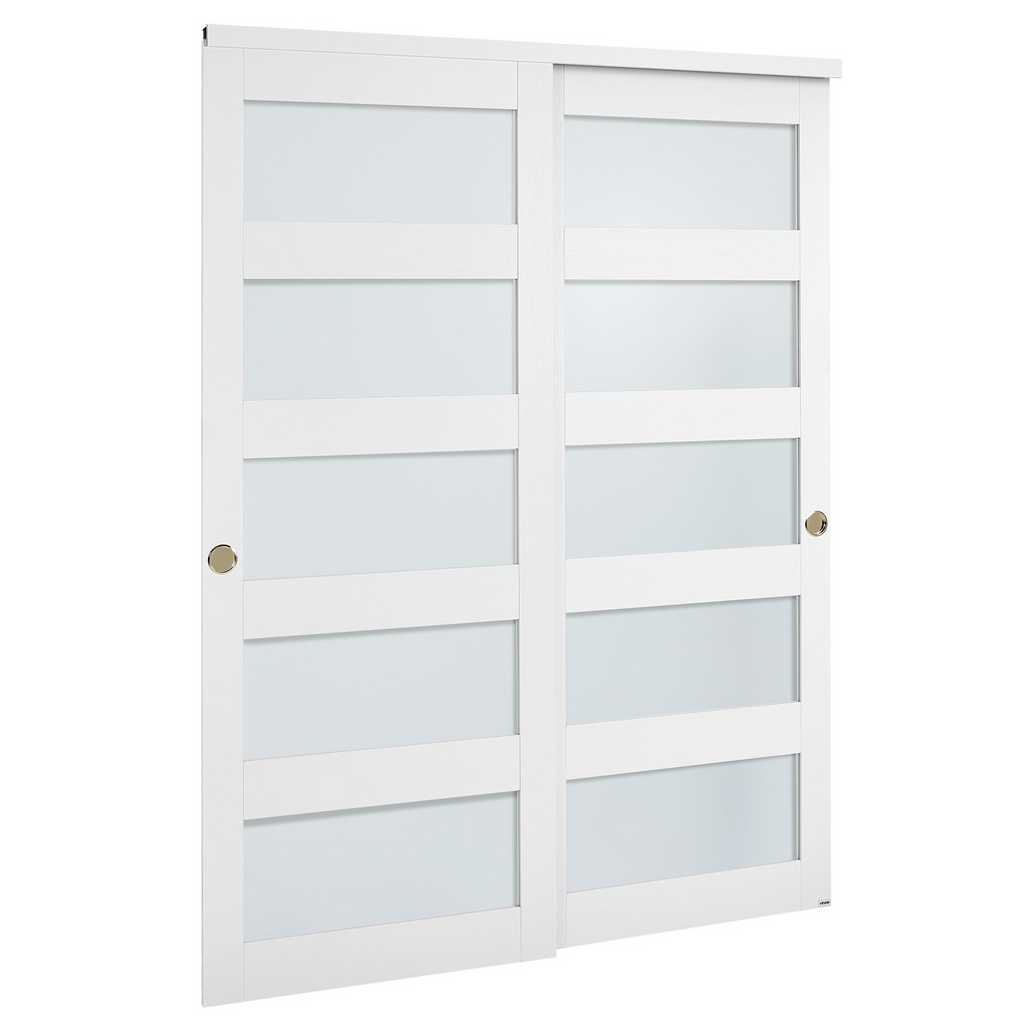 Puerta corrediza para armario, 60" (doble 31") x 80" | VEVOR
