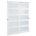 Puerta corrediza para armario, 60" (doble 31") x 80" | VEVOR