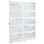 Puerta corrediza para armario, 60" (doble 31") x 80" | VEVOR