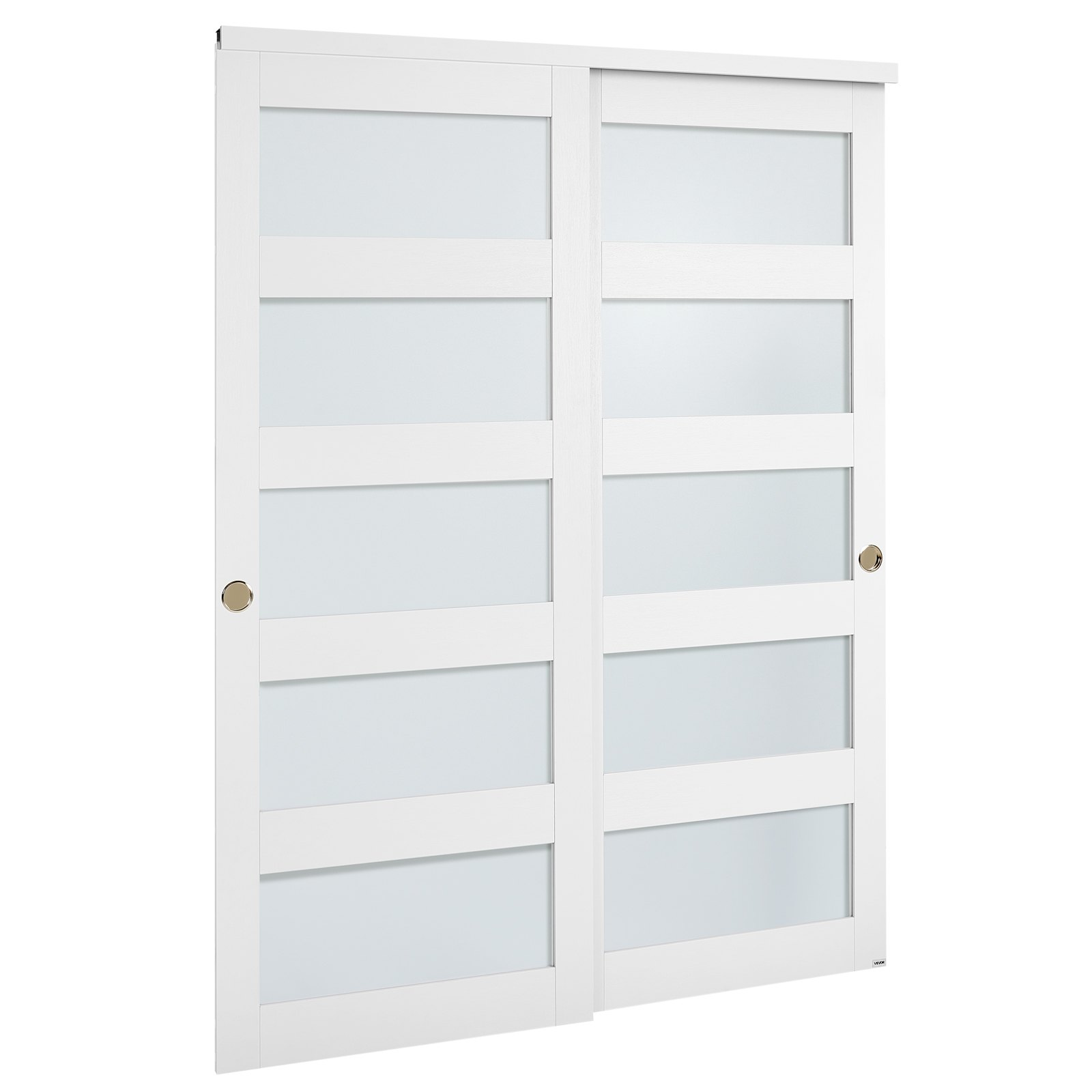 Puerta corrediza para armario, 60" (doble 31") x 80" | VEVOR