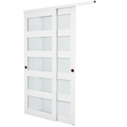 Puerta corrediza para armario, 60" (doble 31") x 80" | VEVOR