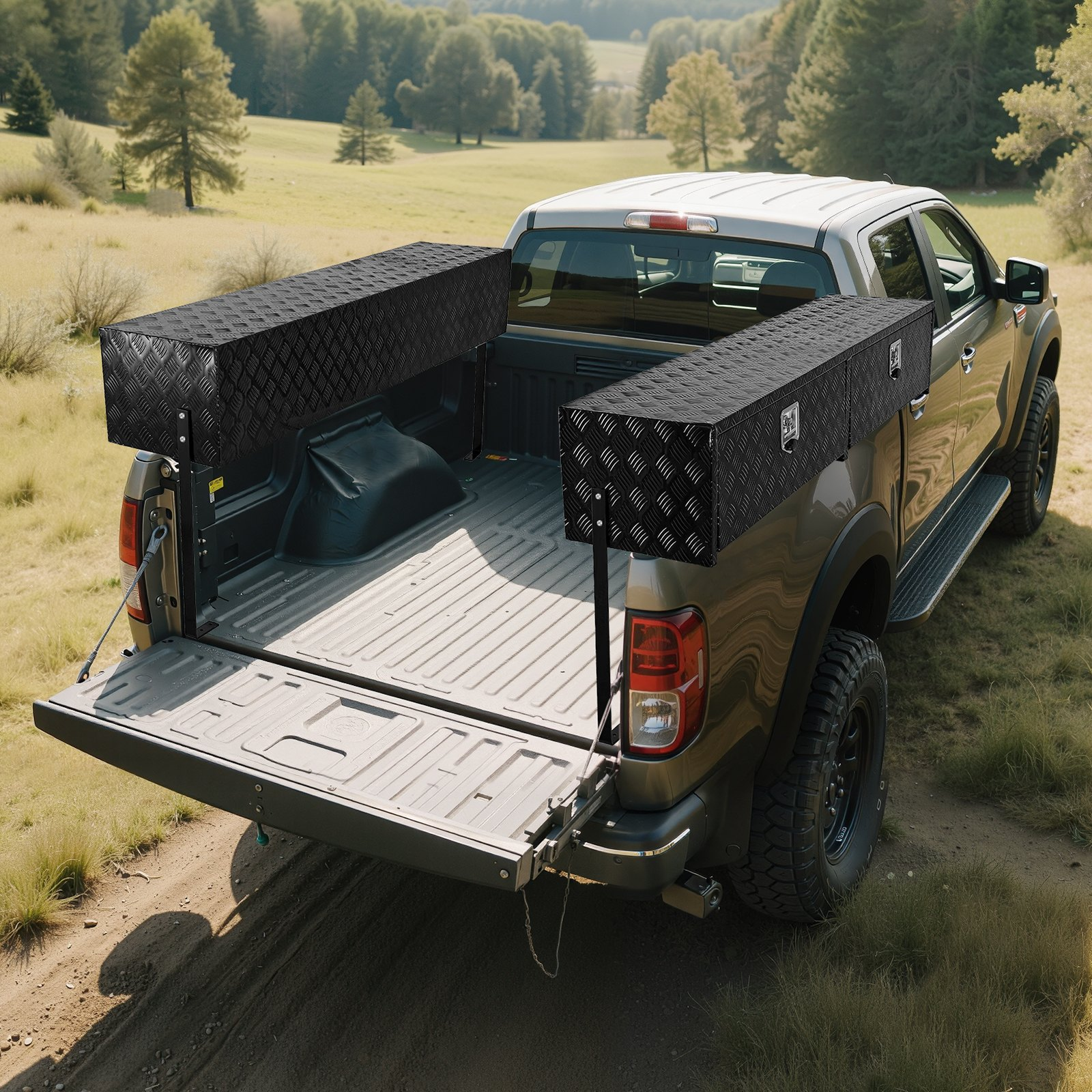 Caja de herramientas para camioneta, 72 x 13 x 16 pulgadas | VEVOR