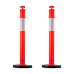 Pack de 2 postes de señalización vial | VEVOR