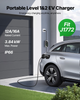 Cargador Nivel 1 y 2 para vehículos eléctricos