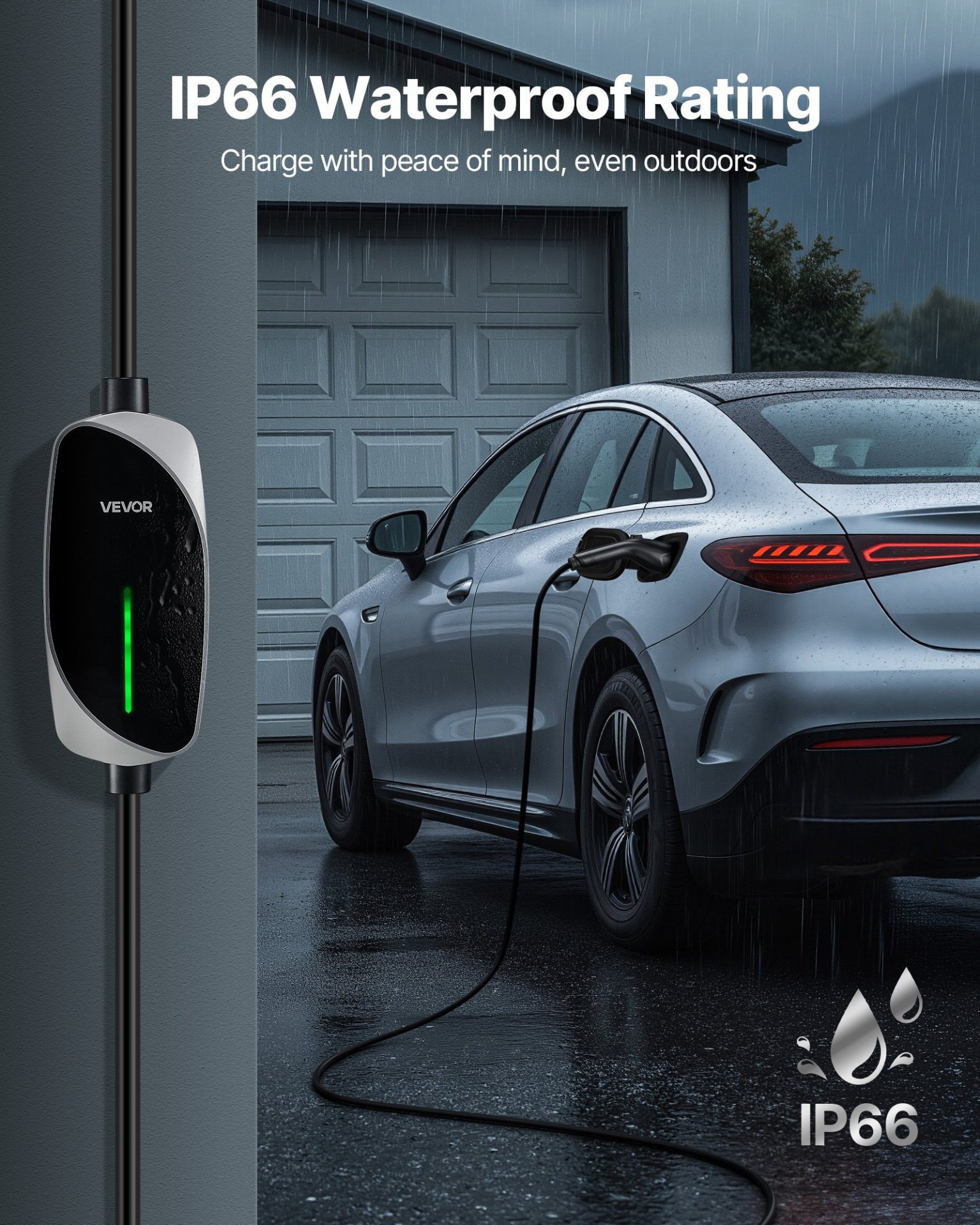 Cargador Nivel 1 y 2 para vehículos eléctricos | VEVOR