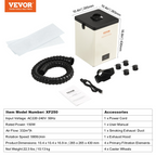 Extractor de humos de soldadura, 150 W | VEVOR