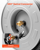 Carrete de manguera para hidrolavadora, de 19 m x 6 mm