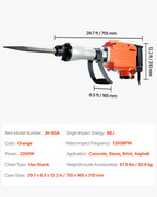 Martillo de demolición, 2200 W | VEVOR